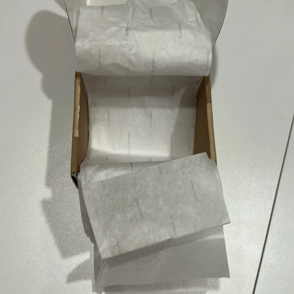 Tiffany packaging: blue box, gift card, envelope, ribbon, bag and shipping box - Picture 11 of 11